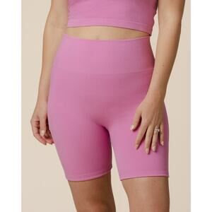 Kindred Bravely Bubblegum Pink Sublime Bamboo Bike Shorts Size M